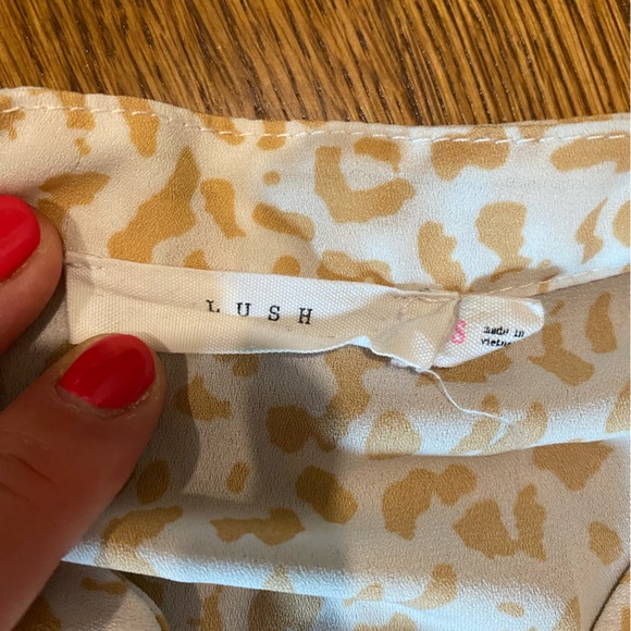 Lush Cheetah Print Top Size Small - Picture 3 of 5